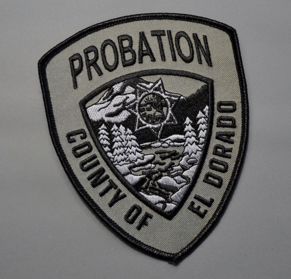 El Dorado County California Probation Subdued Patch ++ Mint CA HTF