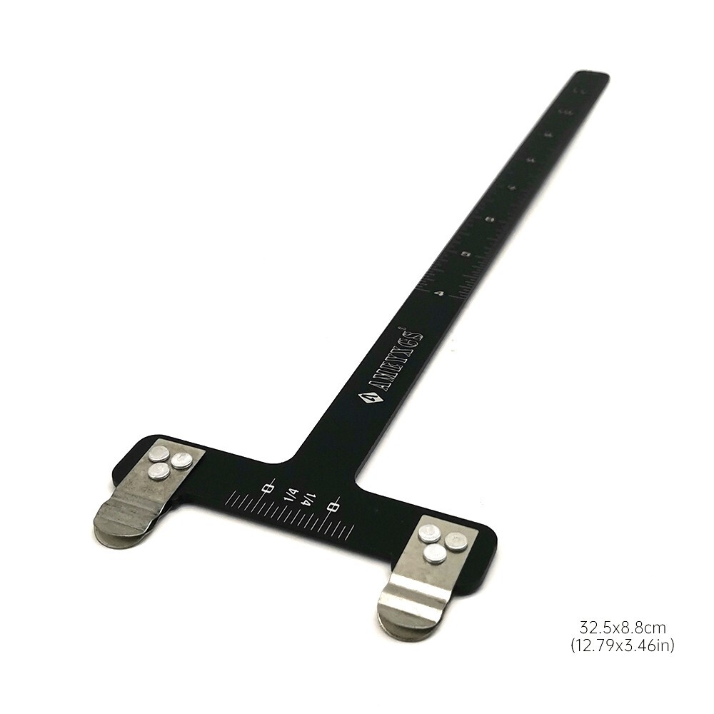 Archery T Shape Bow Square Ruler Pliers Strings Knock With String Nocking Points