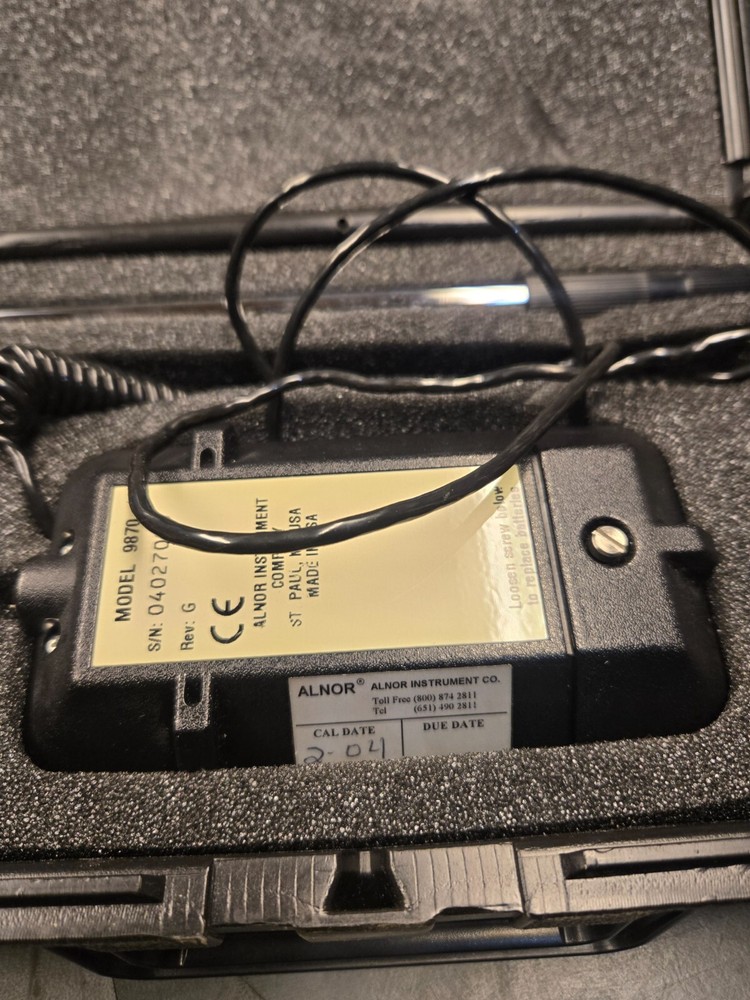 Alnor Model 9870 Air Velocity Meter