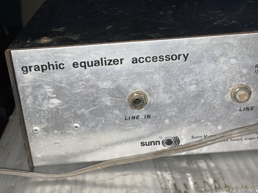 Sunn Graphic Equalizer Untested