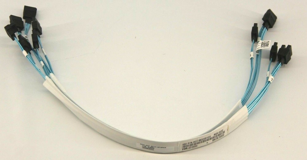 6J3R2 DELL PowerEdge C6100 6 Drop SATA Data Cable NEW!~