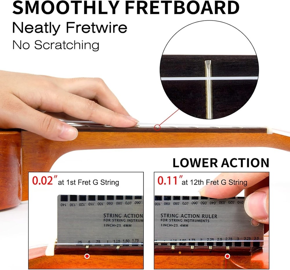 Left-Handed Concert Ukulele Kit, Solid Mahogany-