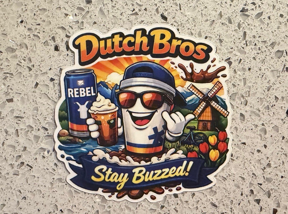 "Stay buzzed" with Dutch Bros. Choose your own adventure, Rebel/Coffee/Tea