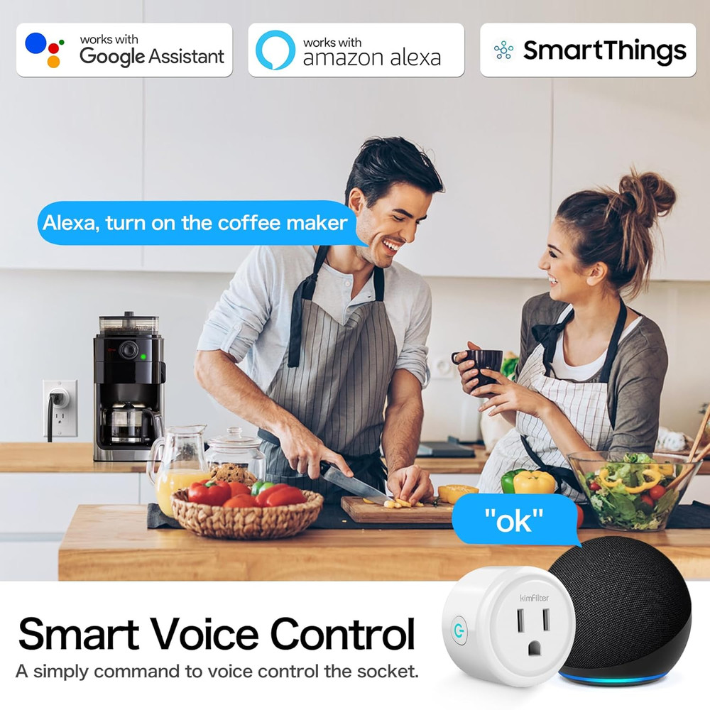 🔌 Smart WiFi Plug | Alexa & Google | Remote App & Timer Control