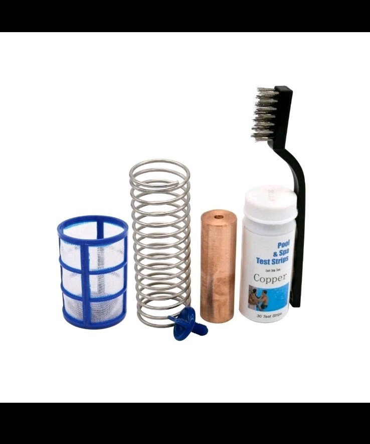 Solar powered Pool Ionizer Kills Algae Reduces Chlorine,Covers up to 35,000 gal