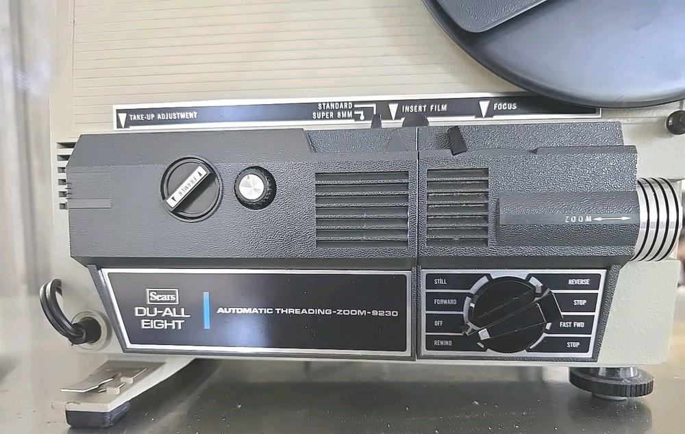 Sears Du-All Eight Automatic Threading Movie Projector (Model 9230)
