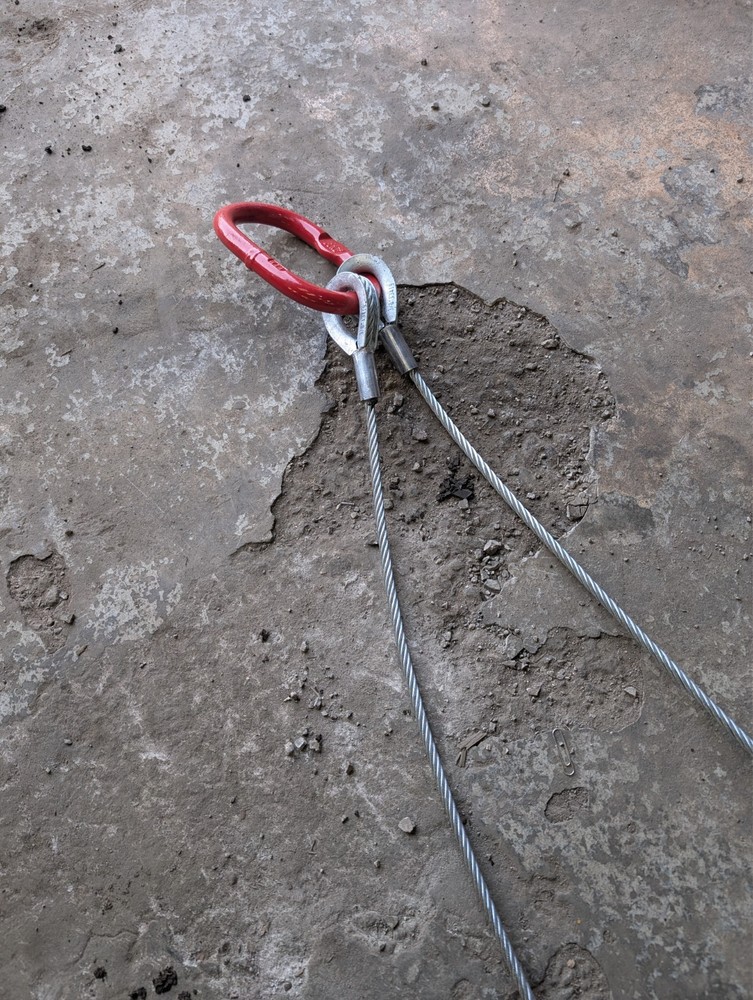 Wire Rope Brother Winch Recovery Trailer Strap - Even Pull System 3 Master Links
