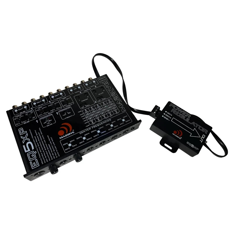 Massive Audio EQ5XP 6-Channel Line Output Converter Equalizer Signal Processor