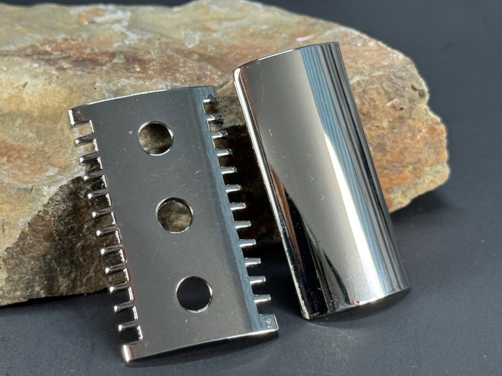 Replacement Double-Sided Safety Razor Head Open Comb