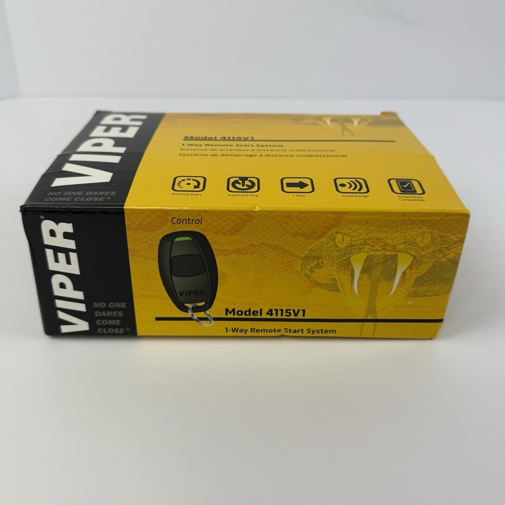 Viper 4115V 1-Way 1-Button Remote Start System New Open Box