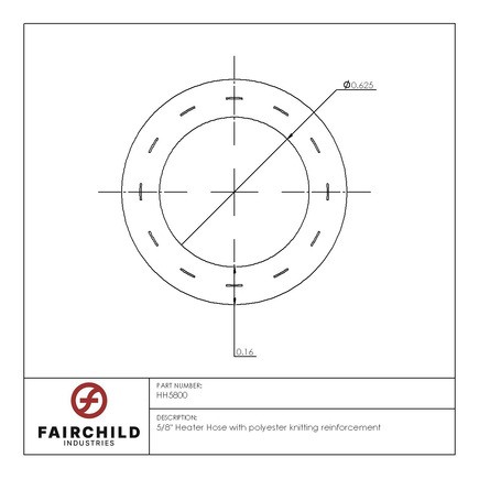 Fairchild HH5800-5 58 Inner Diameter Outer D