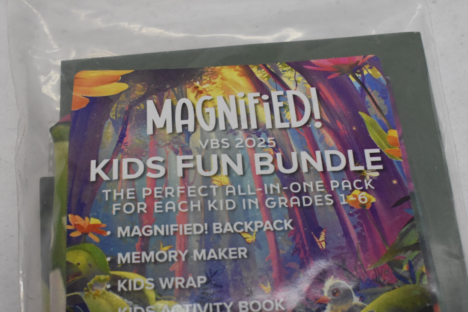 Lifeway VBS 2025 Magnified Kids Fun Bundle Religion Christian Ministry 9 Pack