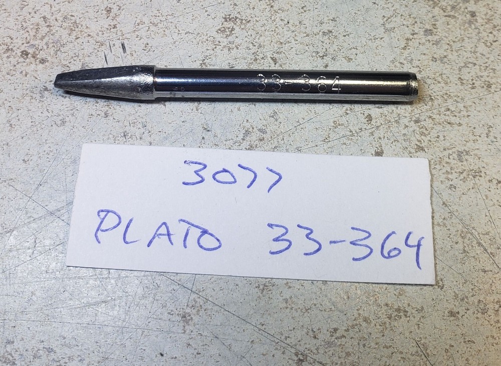 New! Plato 33-364 3/16" Soldering iron 3/32" Chisel Tip