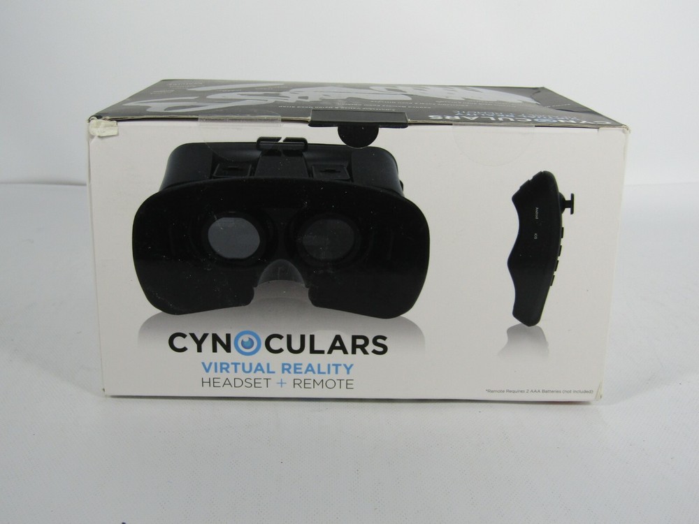 Cynoculars virtual reality headset and remote