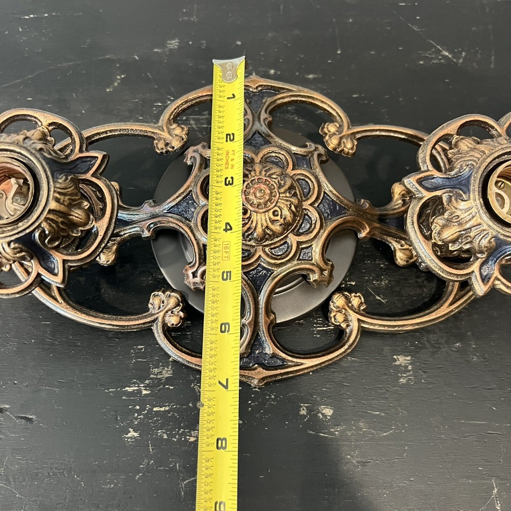 Flush Mount Double Socket Rewired Beautiful Nice 82C