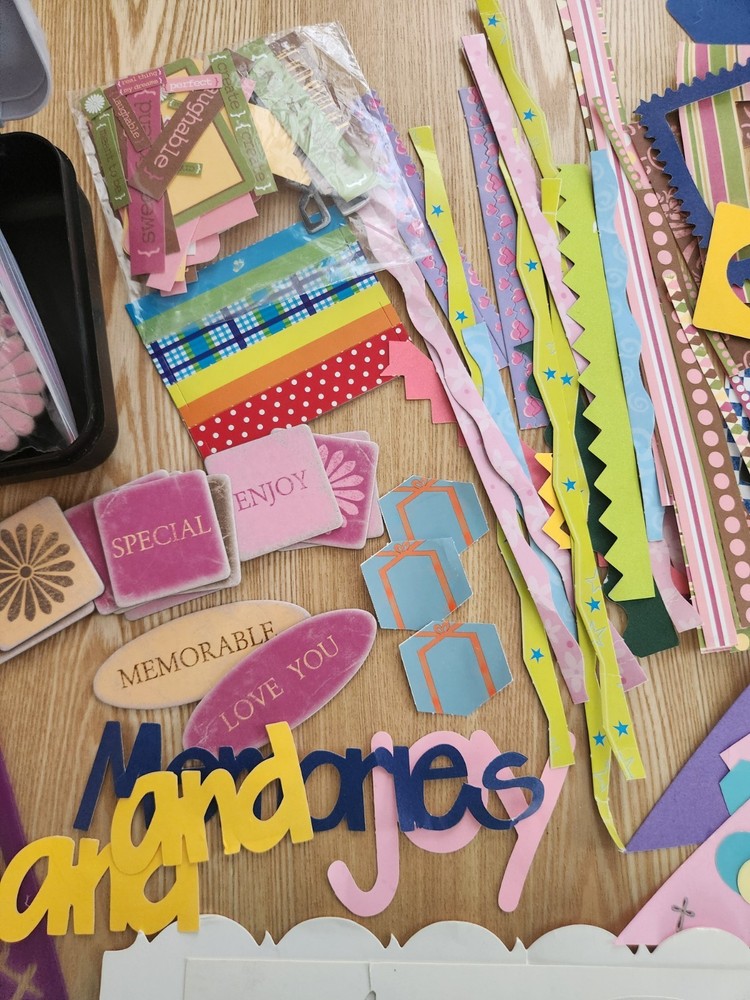 Assorted Scrapbooking Supplies (Stencils, Boarders, Etc.)