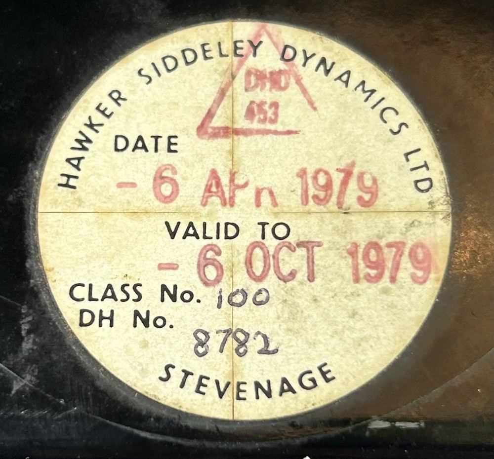 Vintage Cambridge Unipivot Galvanometer D.C. Range Meter, Aeronautical Testing