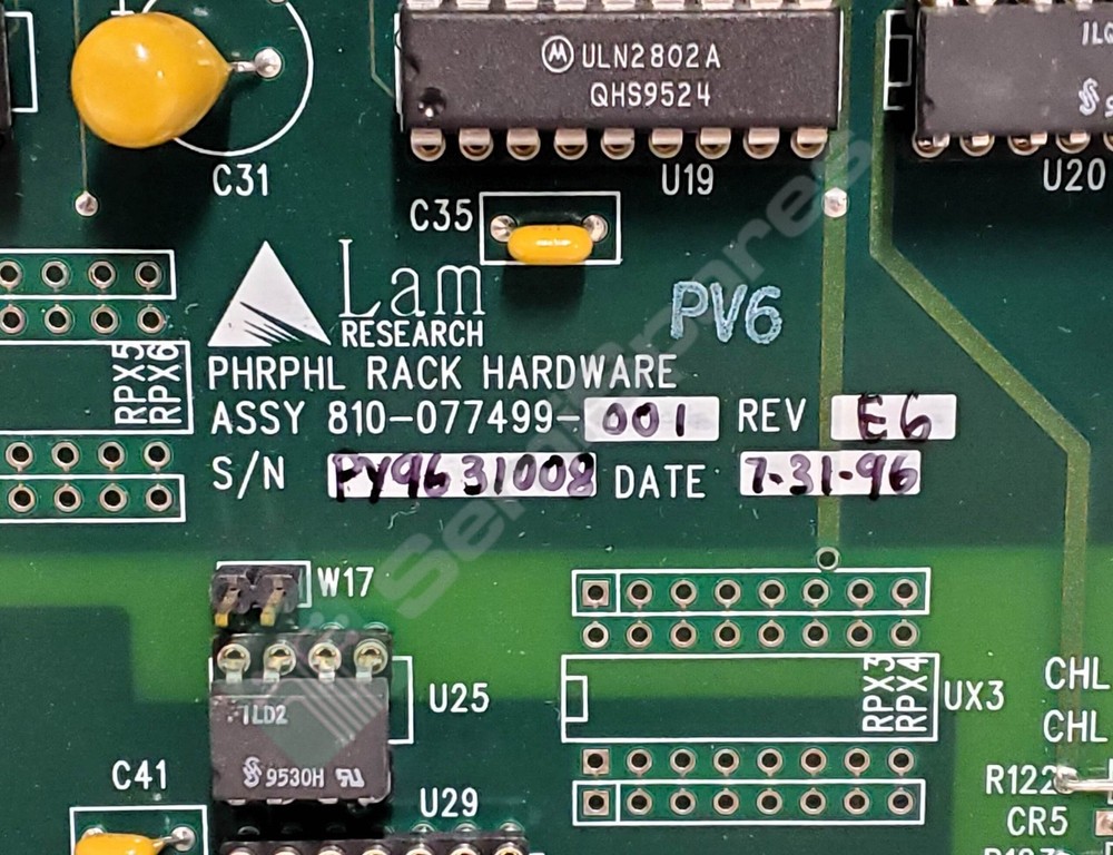 LAM 810-077499-001 PCB ASSY PHRPHL RACK HARDWARE