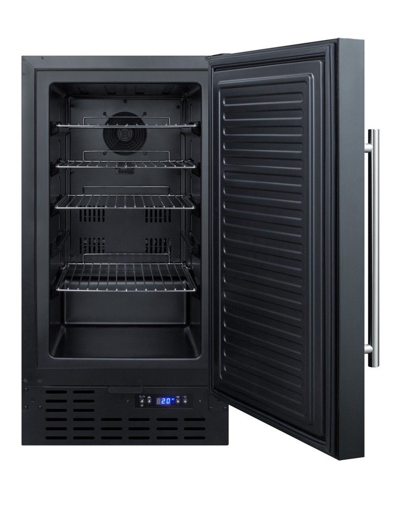 Summit SCFF1842ADA 18"W 2.7 Cu. Ft. Freezer - Black