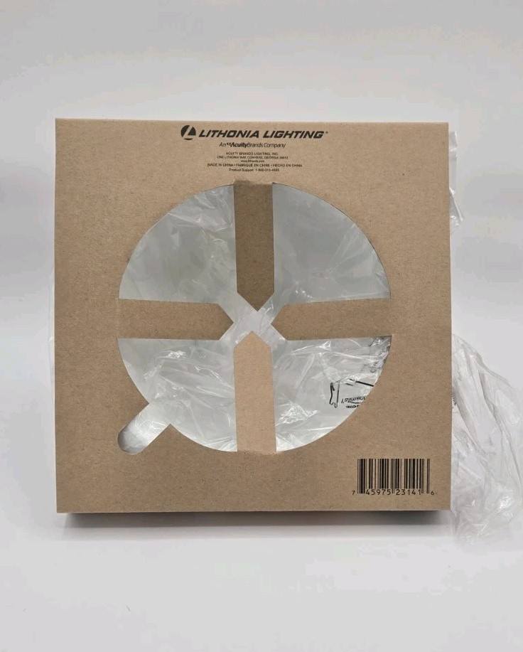 Lithonia Lighting 6" White Baffle Recessed Light Trim 7B2W