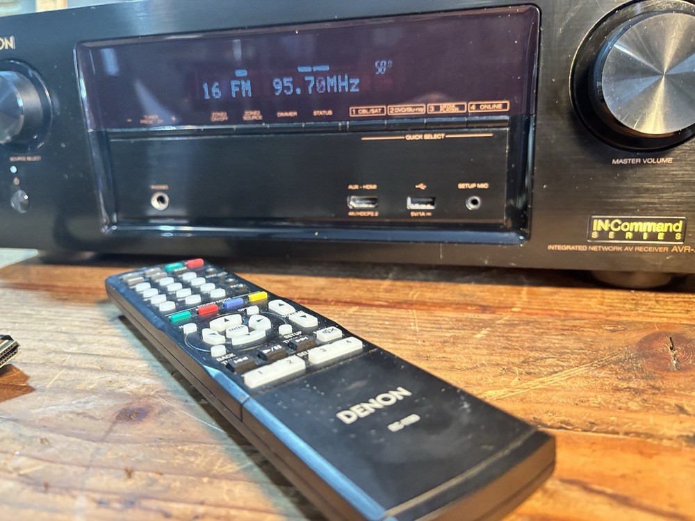 Denon AVR-X1300W 7.2 Channel Network AV Receiver – Working