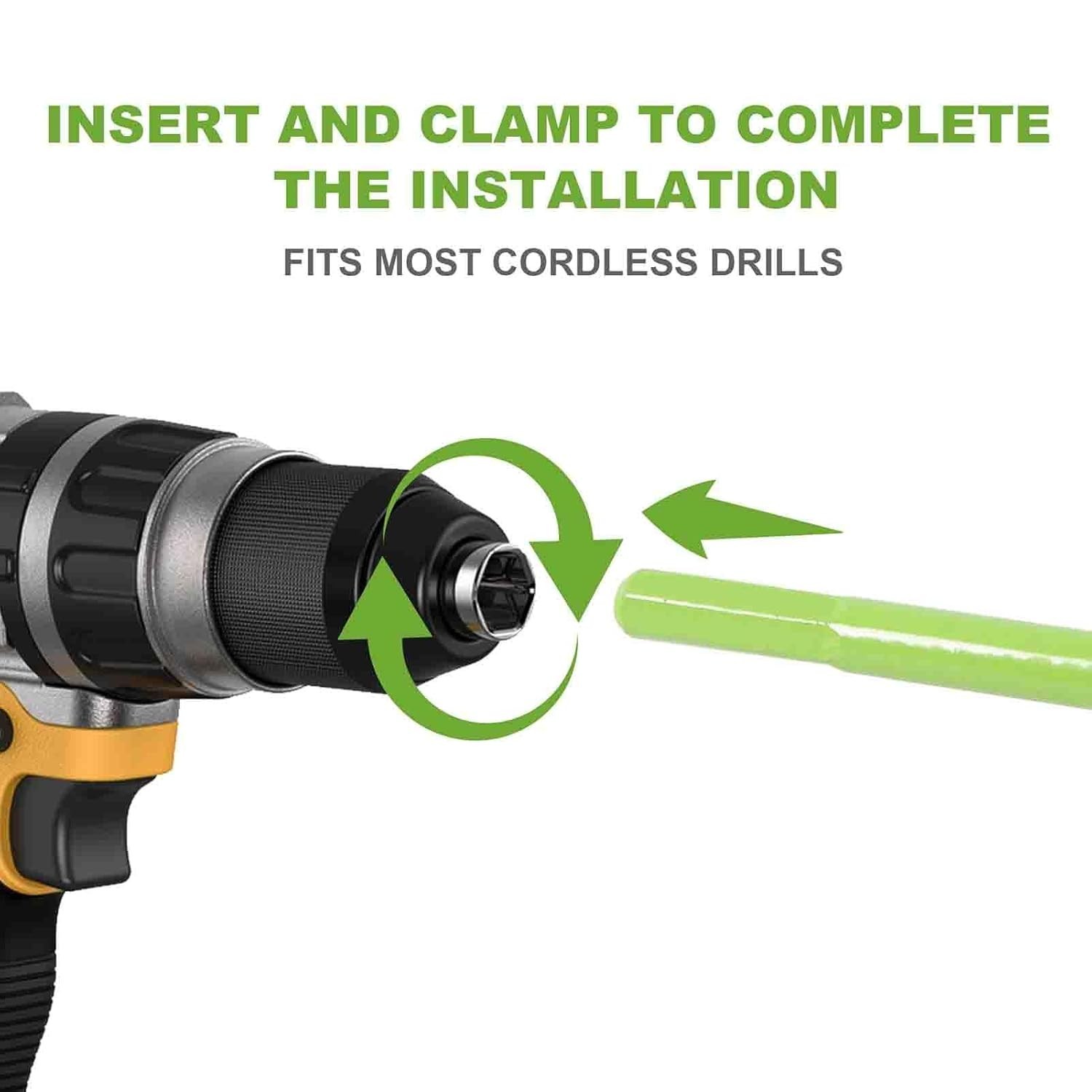 Auger Drill Bit for Planting 1.6x16.5inch Extended Length Garden Auger Spiral...