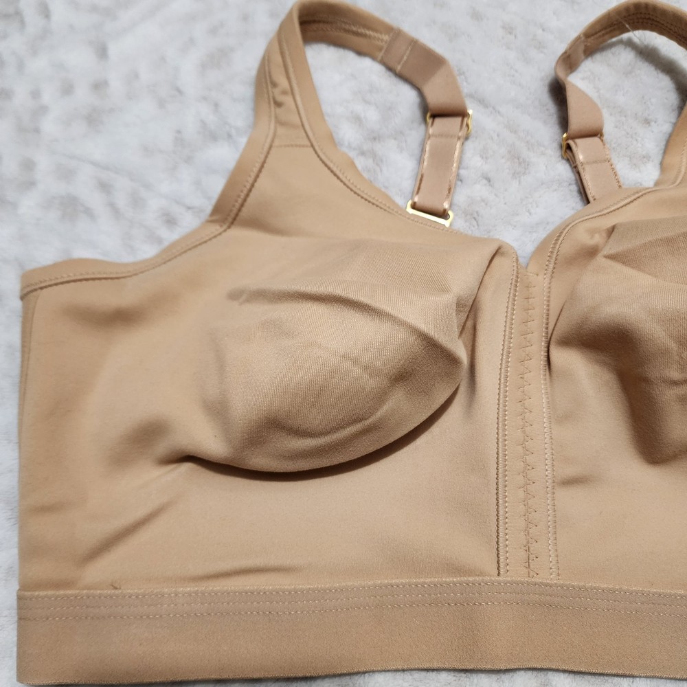 SOMA EMBRACEABLE Wireless Unlined Full Coverage Bra Sz 40DDD Soft Tan NWT