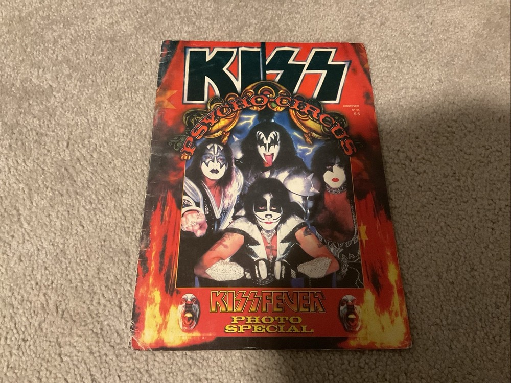 KISS FEVER PSYCHO CIRCUS PHOTO SPECIAL MAGAZINE 1999 ARGENTINA GENE PAUL ACE