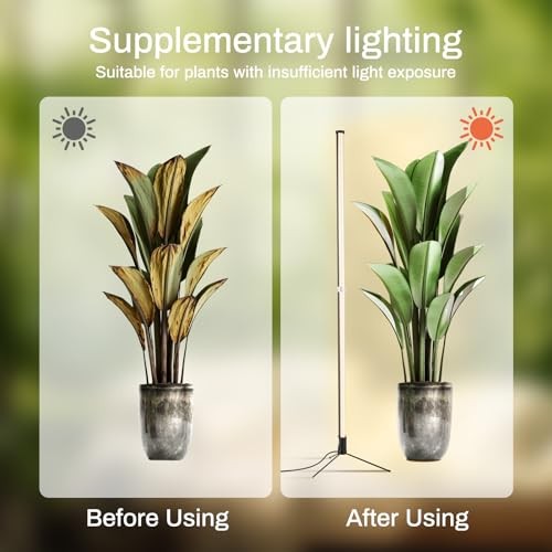 Standing Grow Lights for Indoor Plants with Timer, 3 Adjustable Modes Full