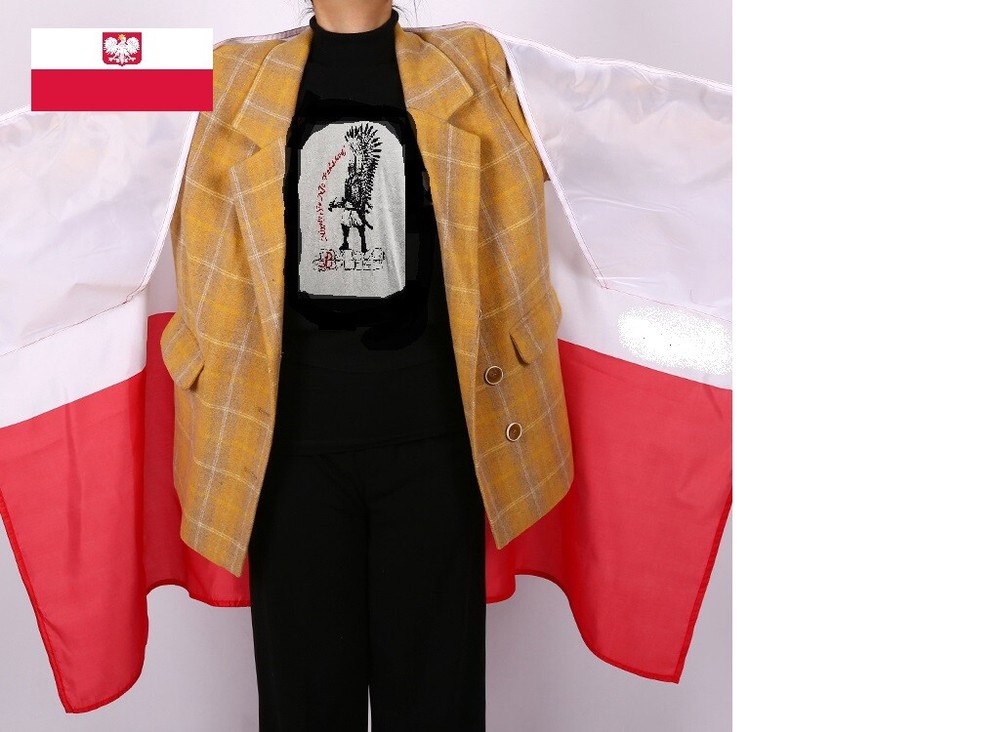 Poland Body Flag With Sleeves