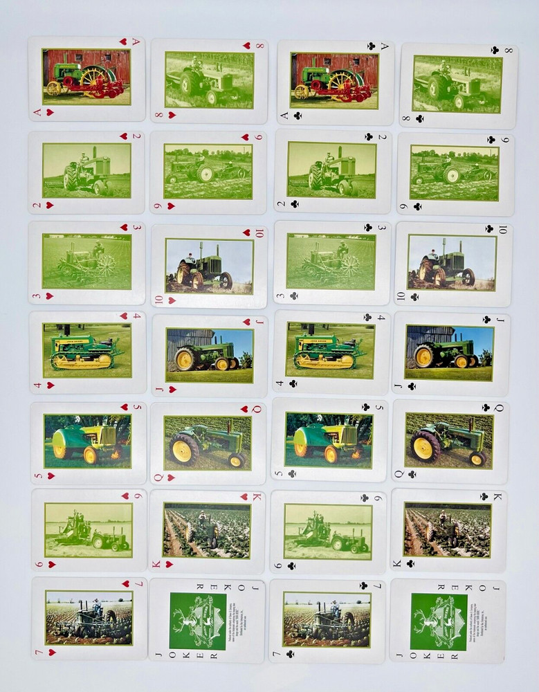 John Deere Collectable Playing Cards Complete Deck -A31