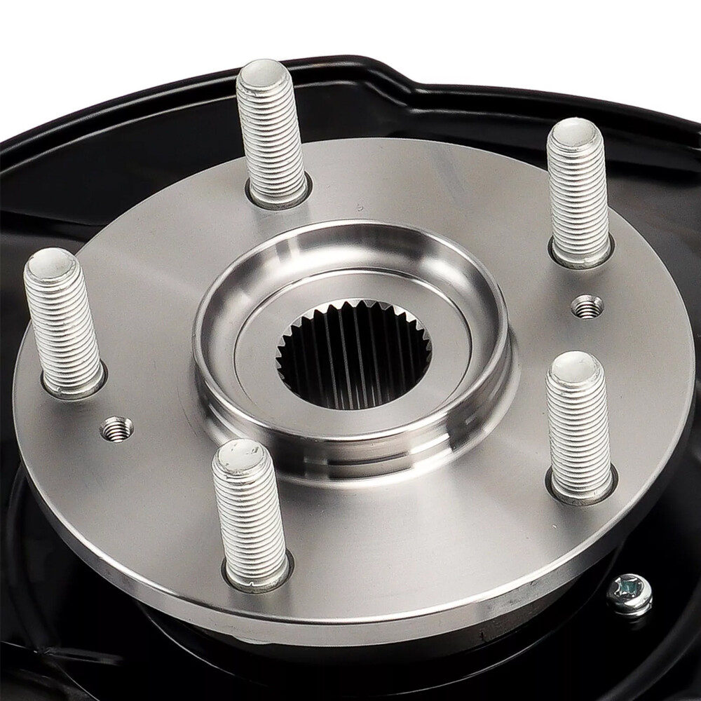 Pair For 2008-12 Honda Accord 2.4L 3.5L Front Wheel Bearing Hub Knuckle Assembly