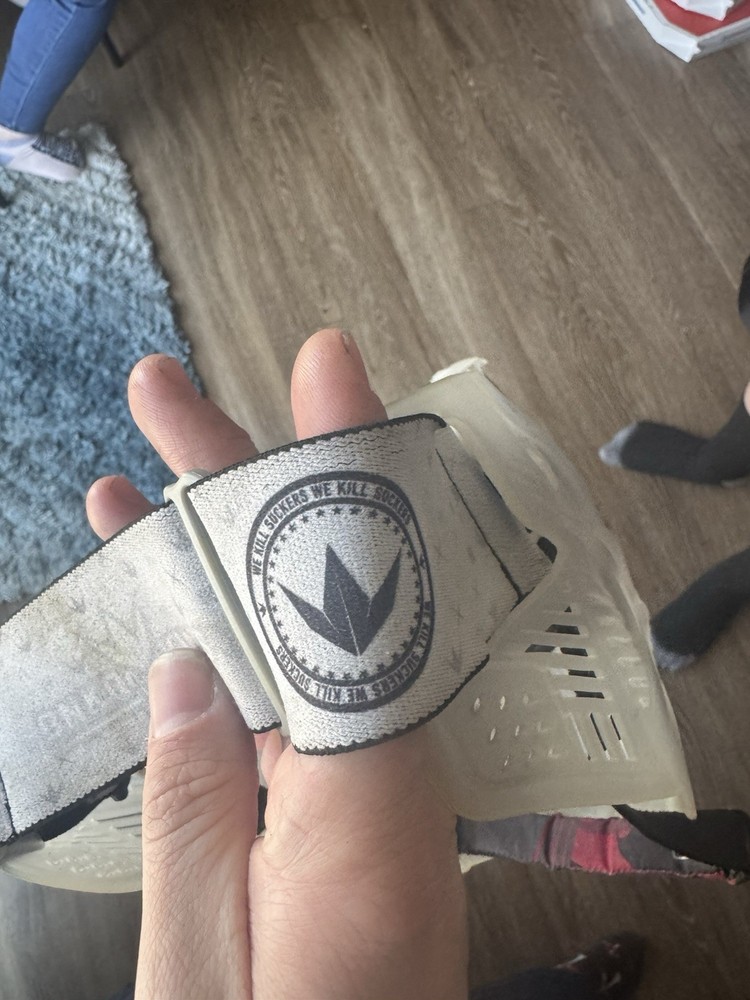 Virtue Vio Paintball Mask Clear Blue Great Kills Patch