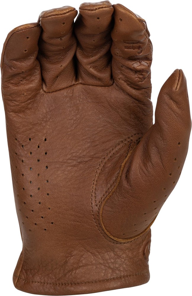 Louie Perforated Gloves Brown 3x