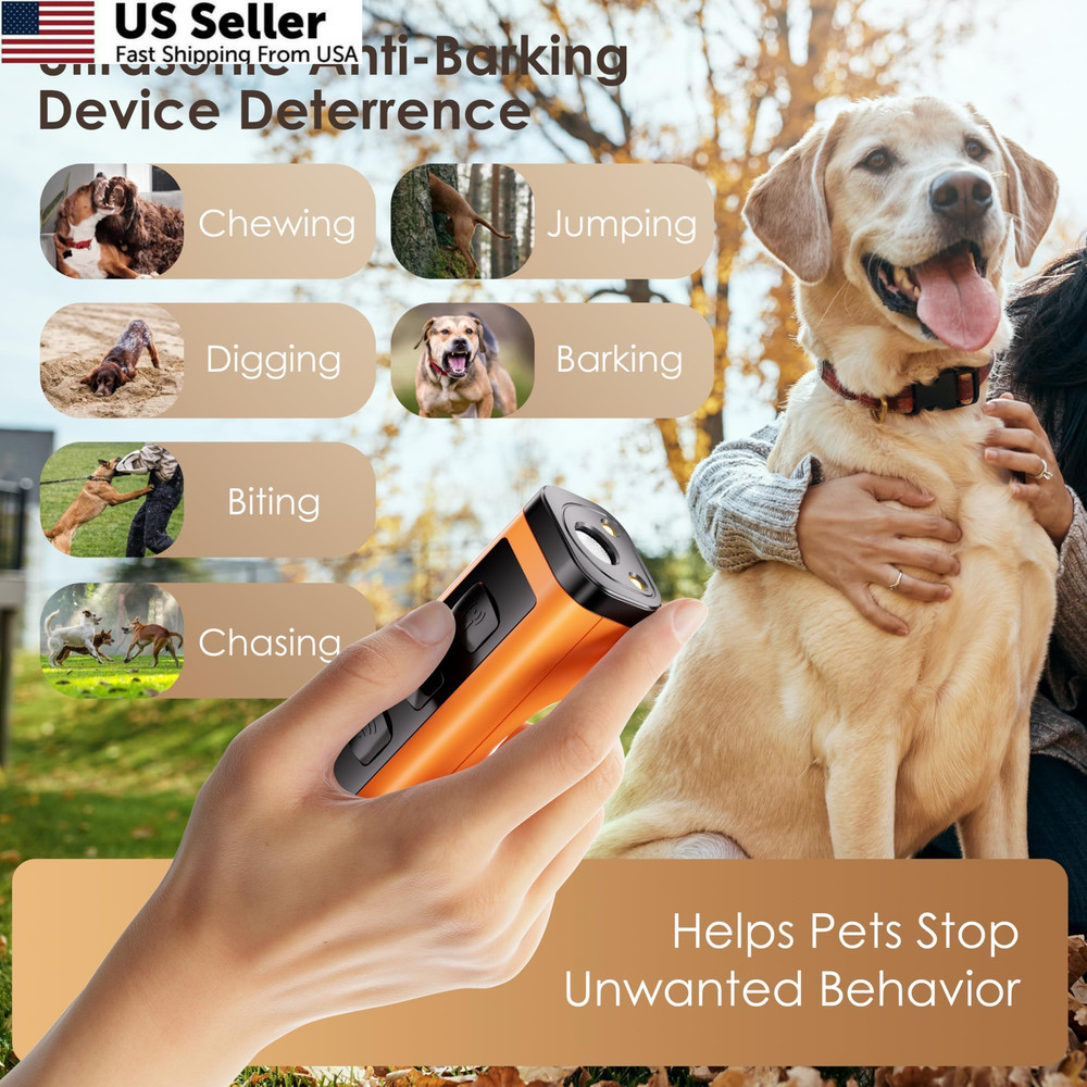 VUL Dog Bark Deterrent Devices Orange