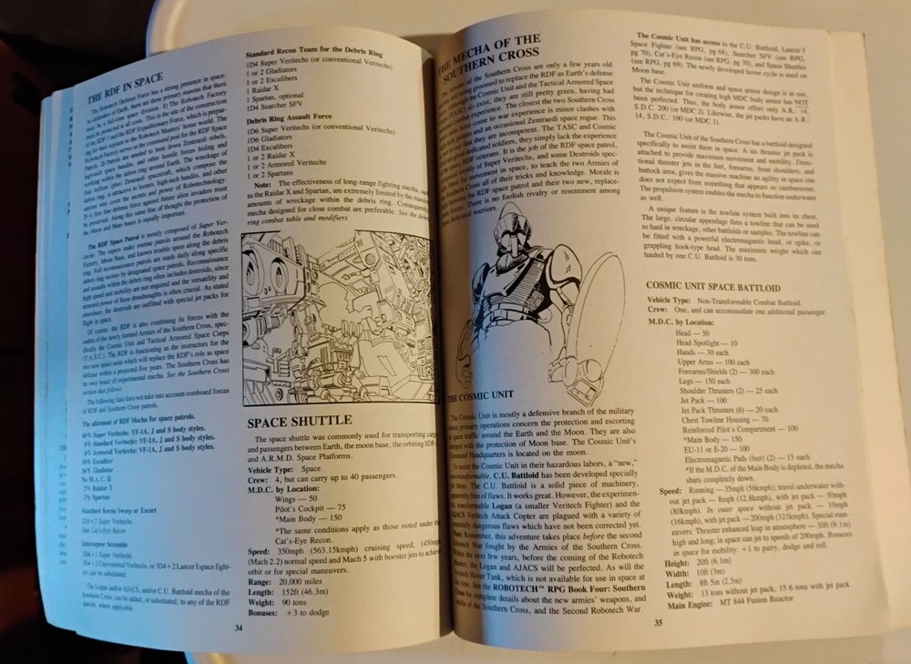 Robotech RPG Adventures: Ghost Ship (1988) Palladium Books Space Module