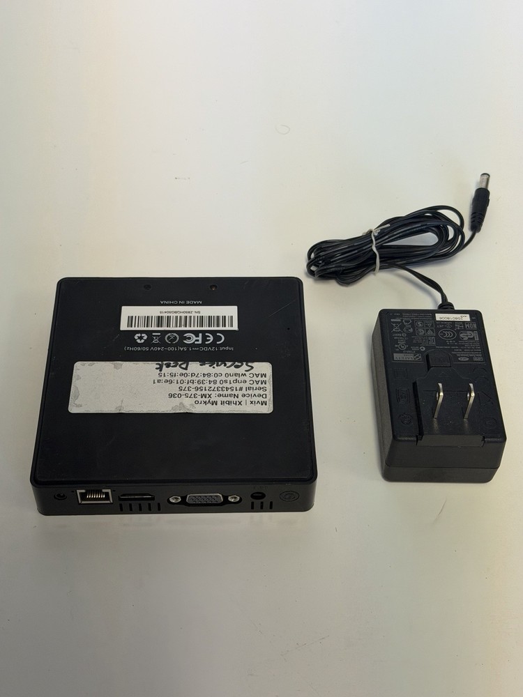 Mvix Xhibit Mykro Networkable System XM-375-036