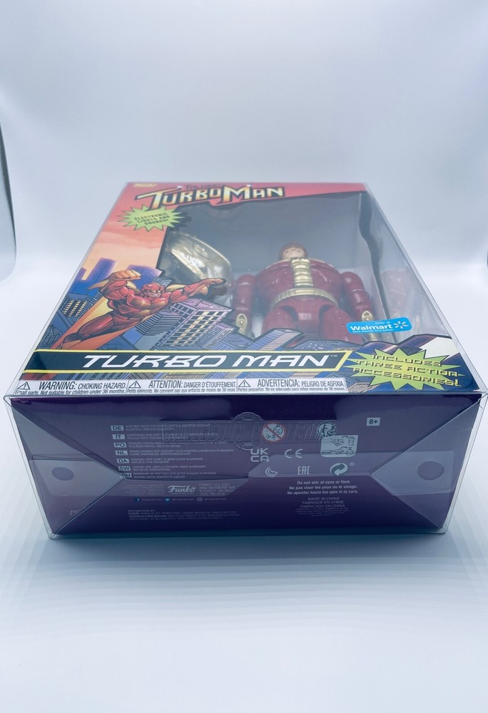 Turbo Man Funko Box Protector with SCRATCH & UV RESISTANT 0.50mm thick Plastic