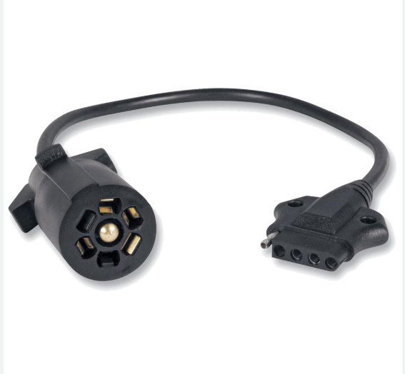 Optronics A57WH 5 Flat 7 Round 16" Cable Adaptor and Plug