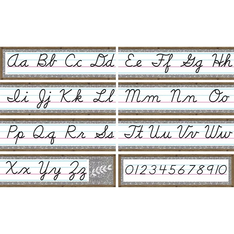 TEACHER CREATED RESOURCES - Home Sweet Classroom Cursive Mini Bulletin Board Set