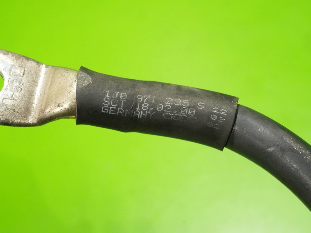 00-06 Audi TT OEM 1J0971235S negative - engine trans ground cable wire