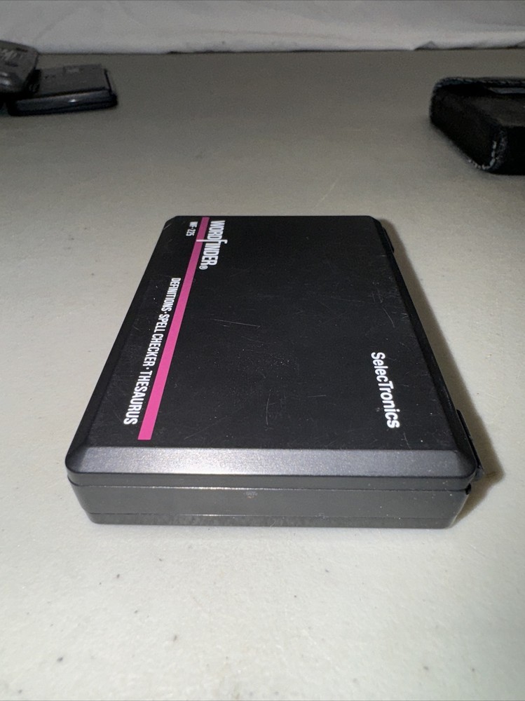 Selectronics Wordfinder WF-225 Definitions Spell Checker Thesaurus Untested