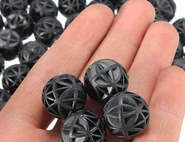100 pcs 1" Bio Balls Aquarium Fish Reef Pond Media Filter FREE Media Bag.