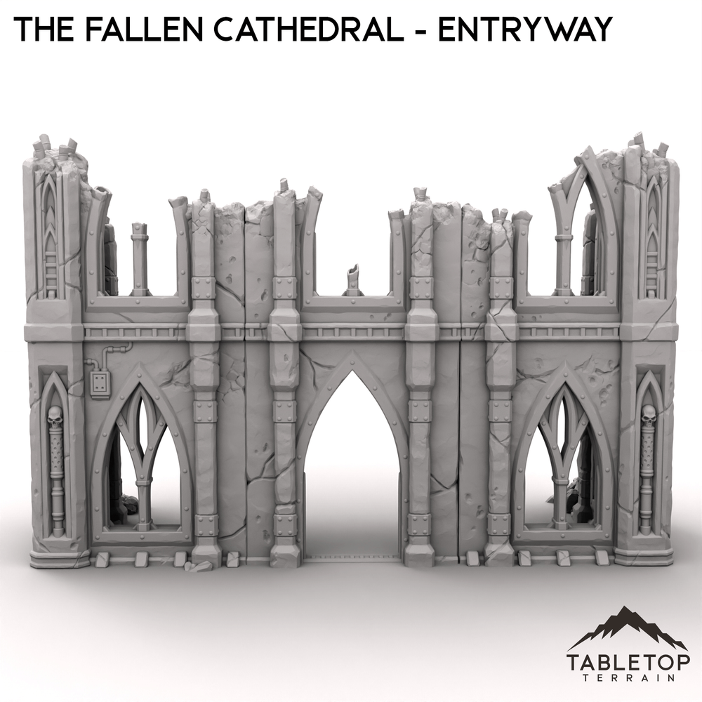 The Fallen Cathedral - Entryway - Grimdark Gothic Wargaming Tabletop