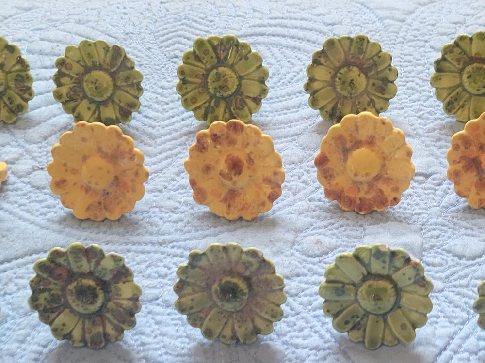 Lot: 1960s Handmade Macrame Beads