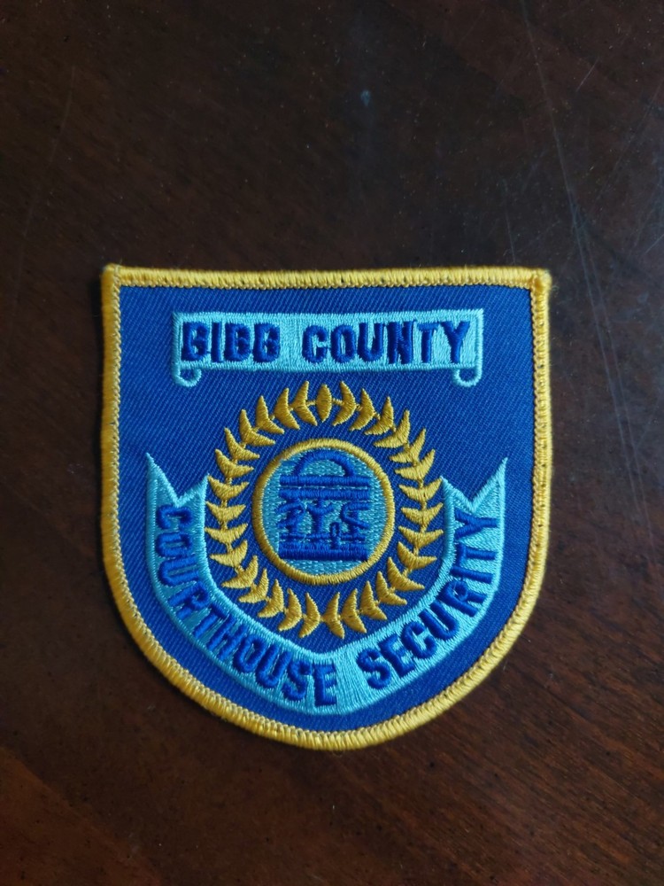 Bibb County GA Georgia Courthouse Security Sheriff's Patch