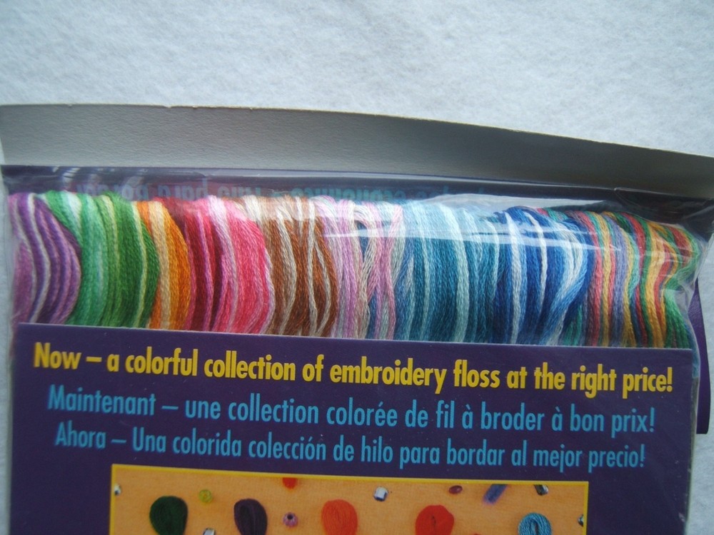 VARIEGATED Embroidery Floss 36 Pack Value Pack by Coats - NEW