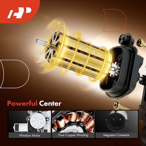 Power Window Regulator with Motor Compatible with Front Passenger (RH)