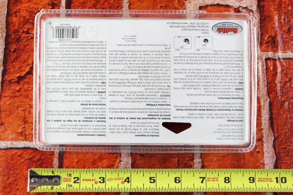 Smith's Edge Pro Carbide Pull-Thru Knife Sharpener For Straight & Serrated 50090