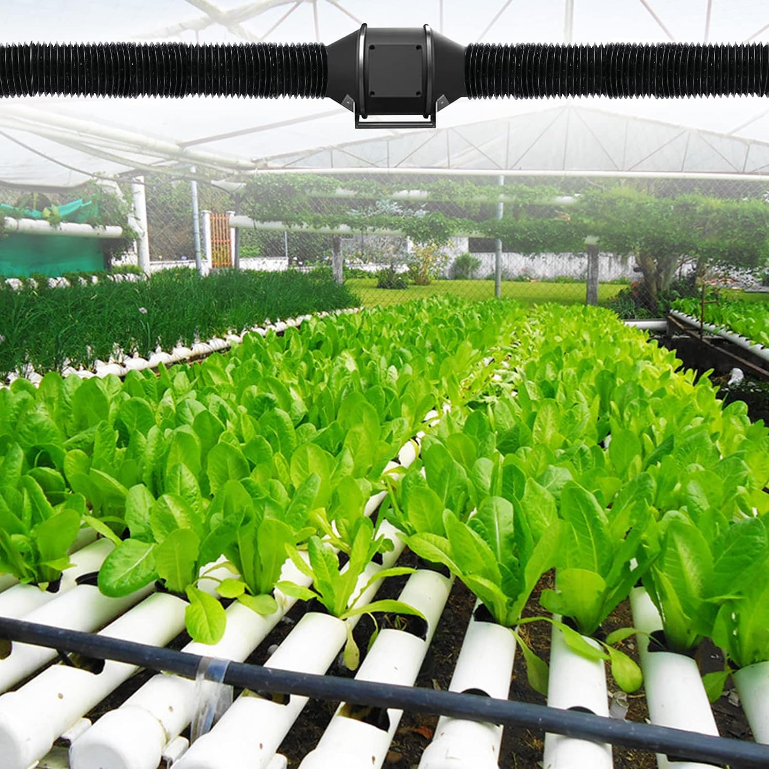 4 Inch 5 Feet Air Ducting Flexible Black Aluminum Vent Hose For Hvac Ventilation